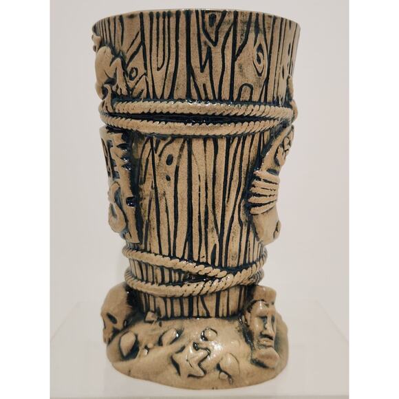 New Rare EL CARIBE Bar Pasadena Tiki Mug Mermaid Sea Crab Skull By TIKI FARM - Picture 5 of 13